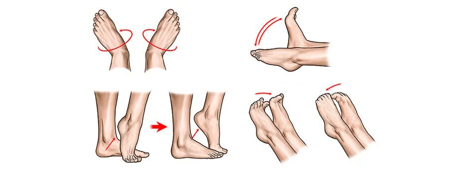 Esercizi per il trattamento dell'artrosi della caviglia